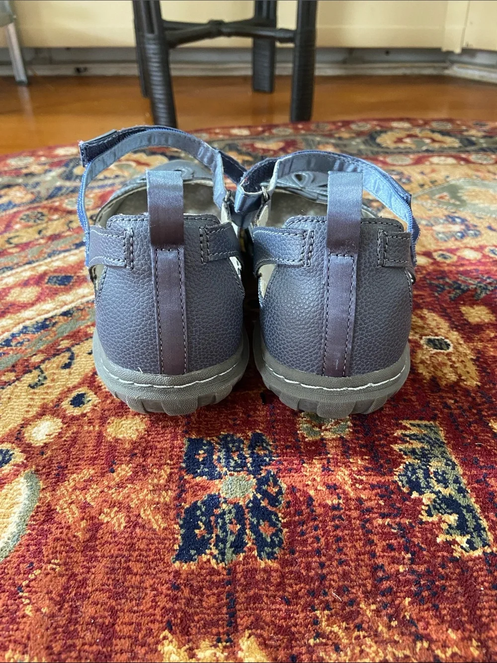 Floral Navy Mary Janes Women’s 7.5